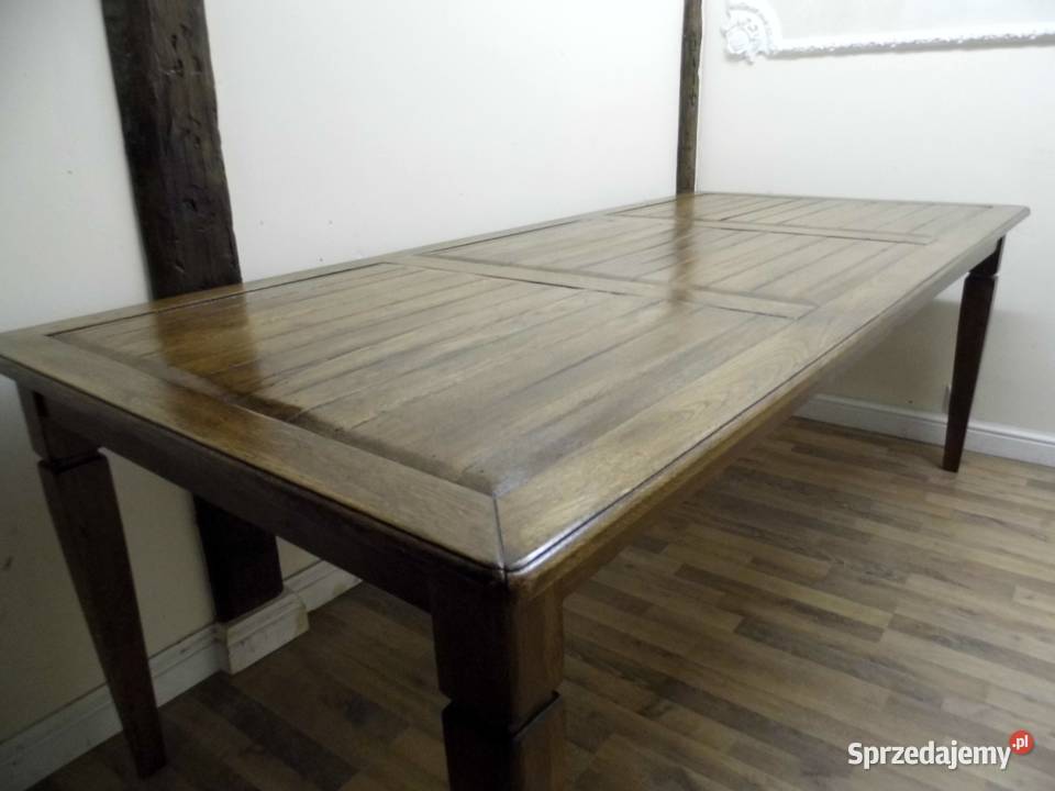 Duży dębowy stół Stan 220x100 Unikatowe Klimaty