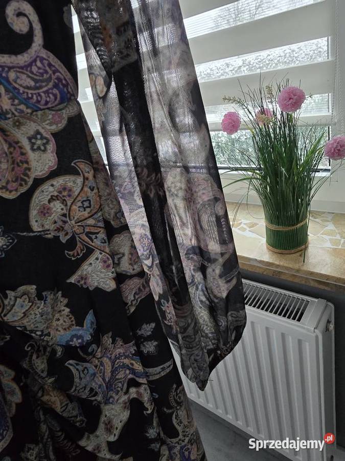 Sukienka kolorowy print Siateczkowe Rękawy Spódnice i sukienki śląskie Rybnik sprzedam