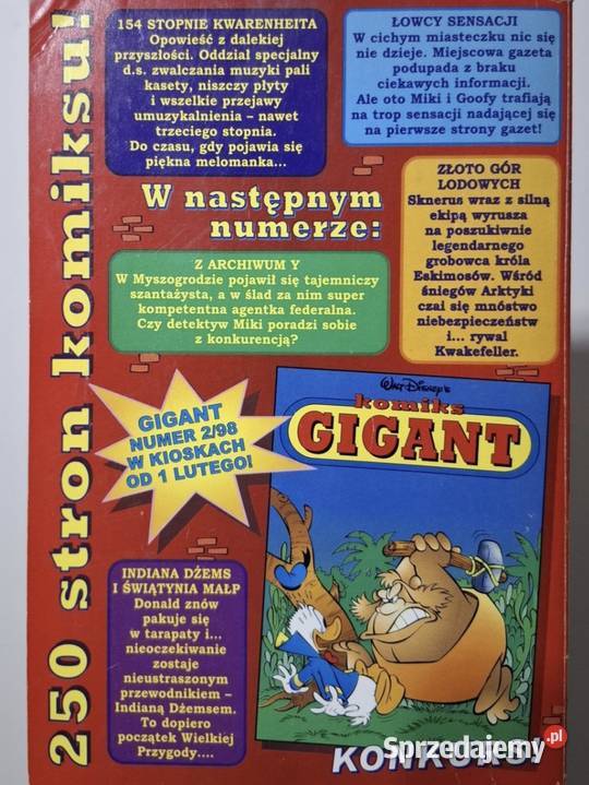 Komiks kaczor donald retro vintage stary miękka Kraków