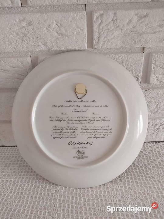 Hutschenreuther Ole Winther talerz ścienny Zielona Góra