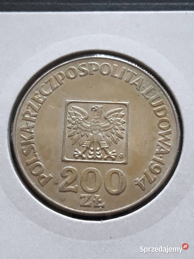 200 XXX Lat PRLu 1974 r 14 mennicze Numizmatyka wielkopolskie Konin sprzedam