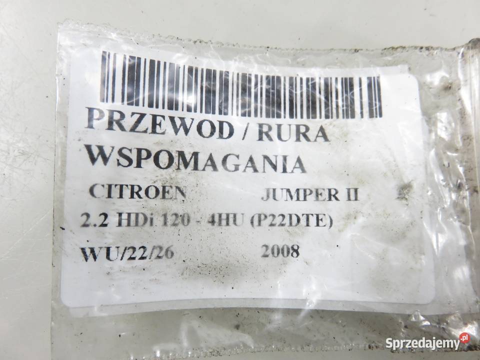 PRZEWÓD WSPOMAGANIA CITROEN JUMPER II 22 HDi sprzedam