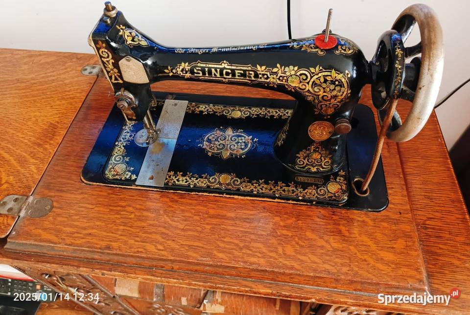 Maszyna Singer 1925r z oryginalną instrukcją Kobiór