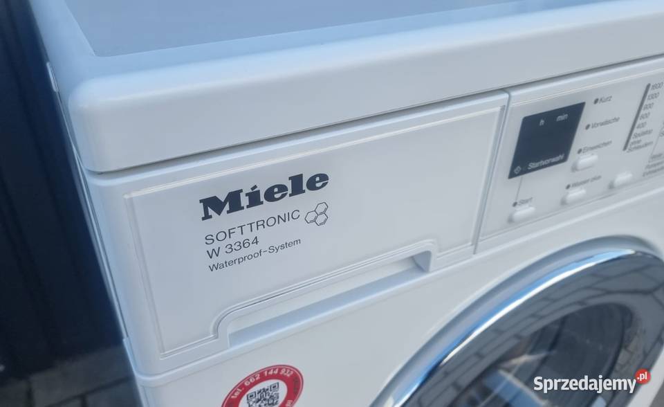 Pralka Miele Softtronic W 3364 WPS wsad 6 A dużo