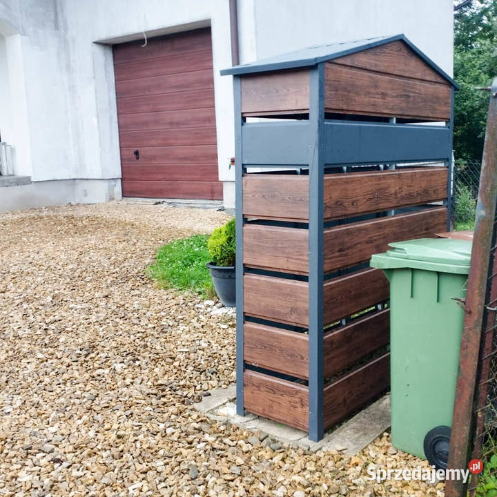 Wiata śmietnikowa dwuspad 15x05m Schowek Przasnysz