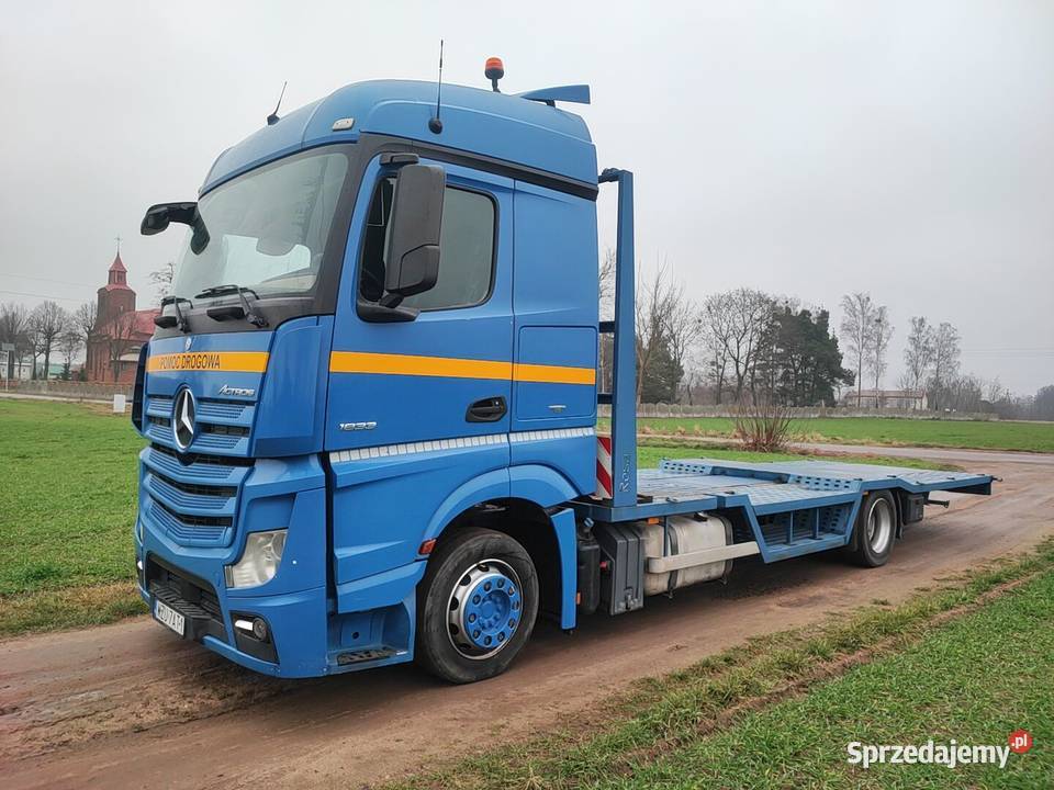 Mercedes Actros 1833 pomoc drogowa 18t laweta Autolawety mazowieckie Goliaty