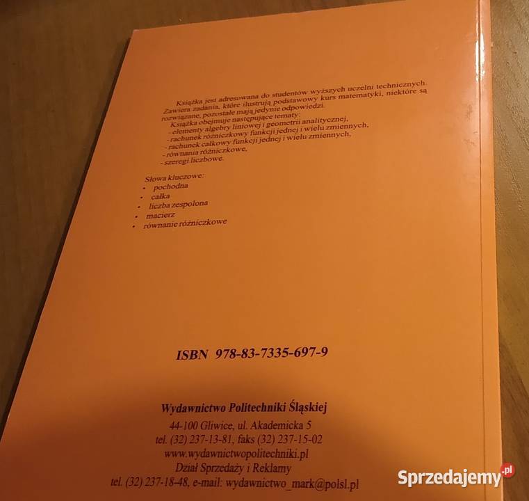 Matematyka zbiór zadań z rozwiązaniami i Książki naukowe i popularnonaukowe Gdańsk