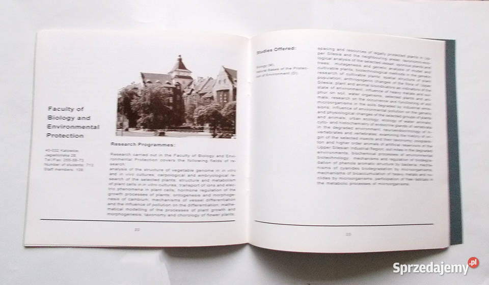 University of Silesia książka broszura Pozostałe Sosnowiec sprzedam