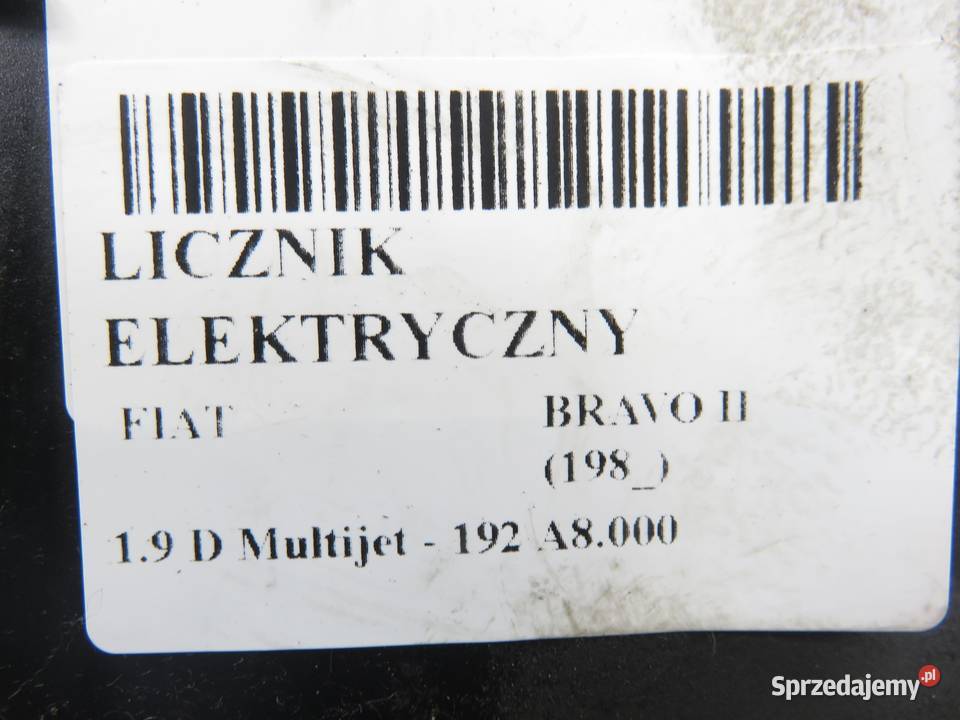 LICZNIK FIAT BRAVO II 198 19 D 51820214 małopolskie