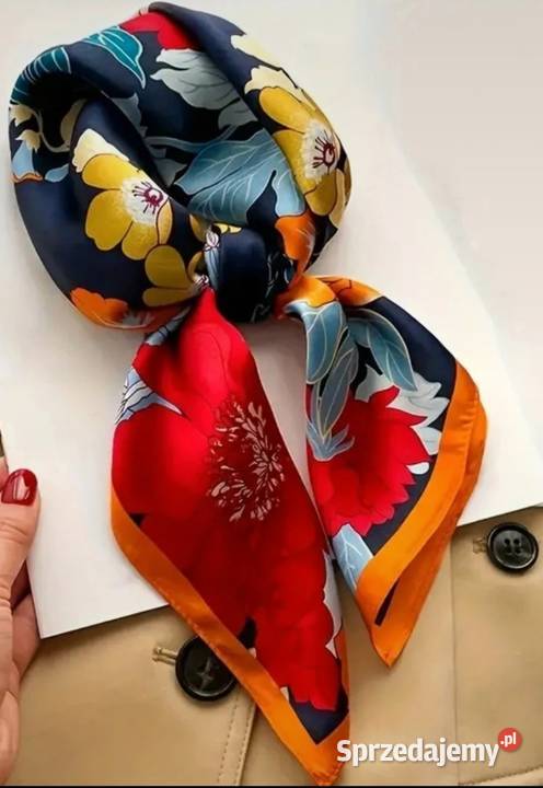 Piękna apaszka Chusta styl Boho Pańków