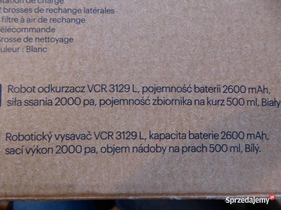 Akumulatorowy robot sprzątający GRUNDIG VCR biały Olsztyn