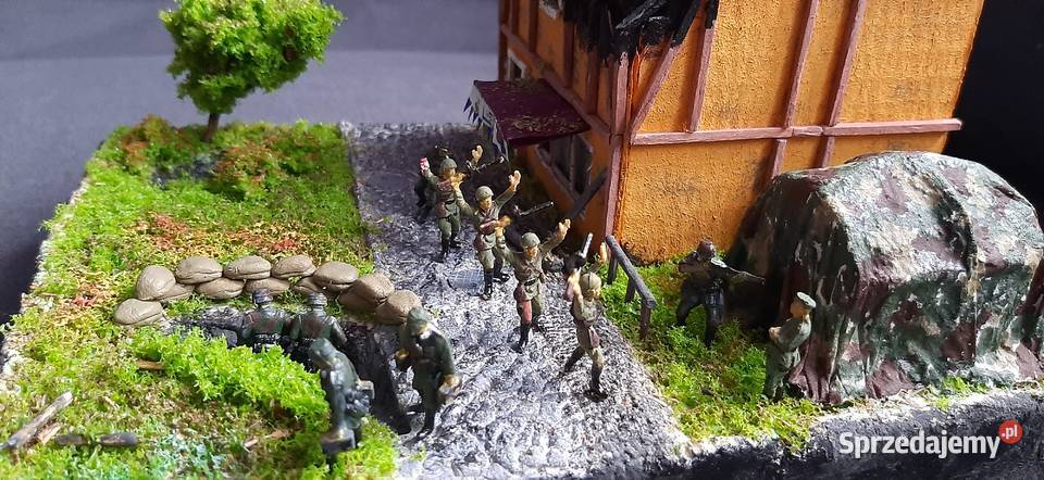 Diorama wojenna ww2 Dąbrowa Górnicza
