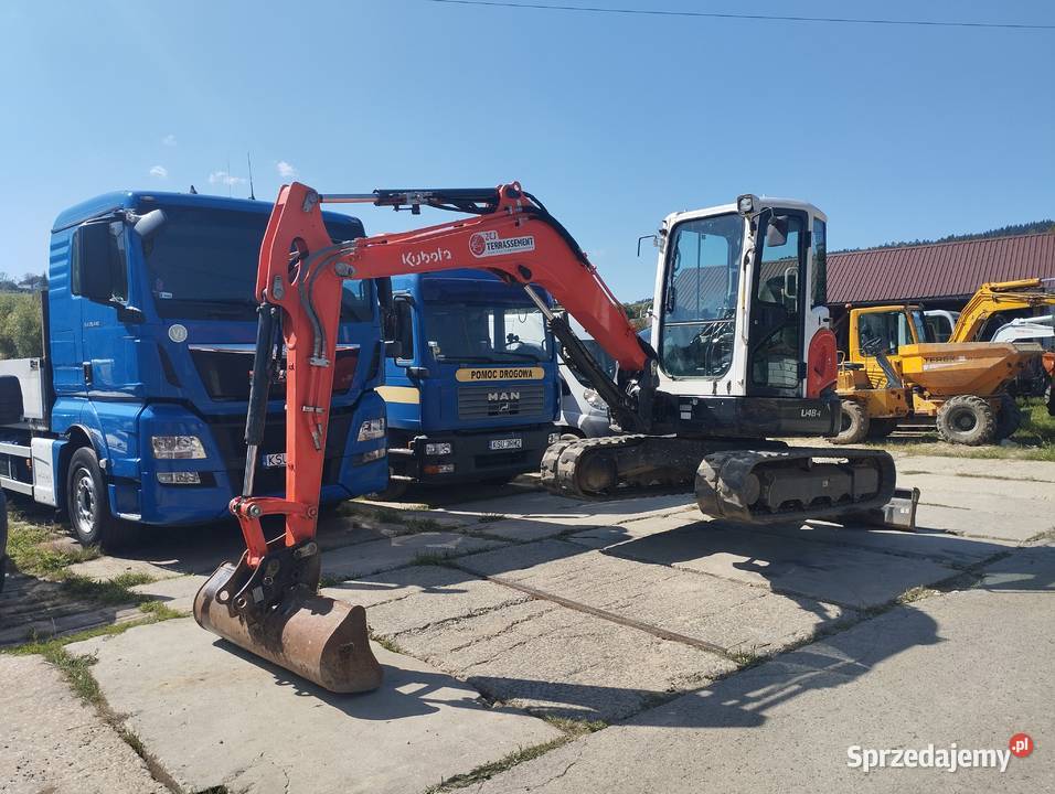 minikoparka kubota u48 jcb case hitachi Koparki Sucha Beskidzka