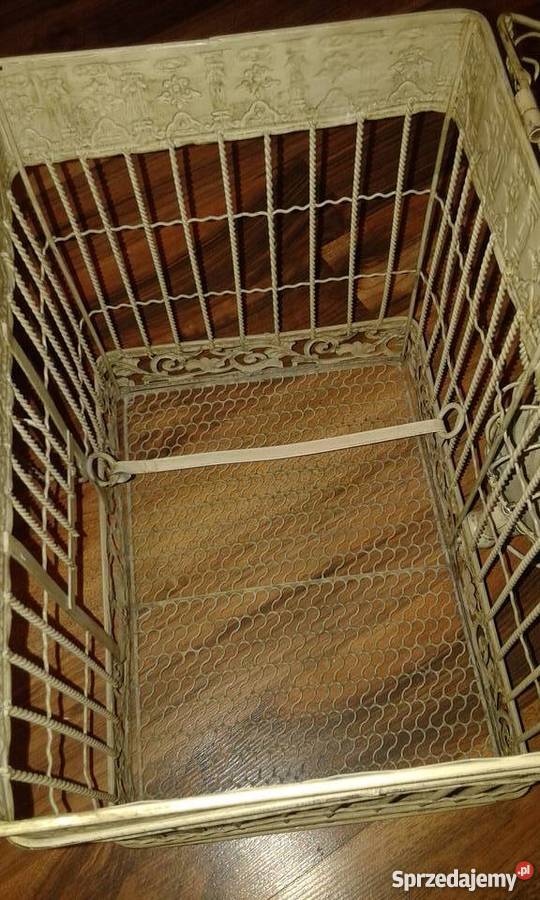 Doniczka kwietnik klatka ptaków styl VINTAGE Świebodzice