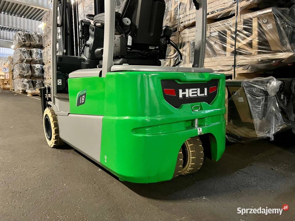 Elektryczny wózek widłowy Heli 1800 w wersji Magazynowanie Nowostawy Dolne sprzedam