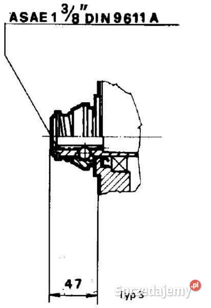 Multiplikator GBF30S120 MGr3 z wałkiem GBF30S120 Kamionna