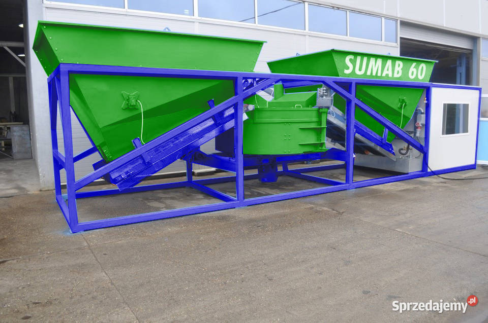 MOBILNY WĘZEŁ BETONIARSKI SUMAB K60 WYDAJNOŚĆ Radom