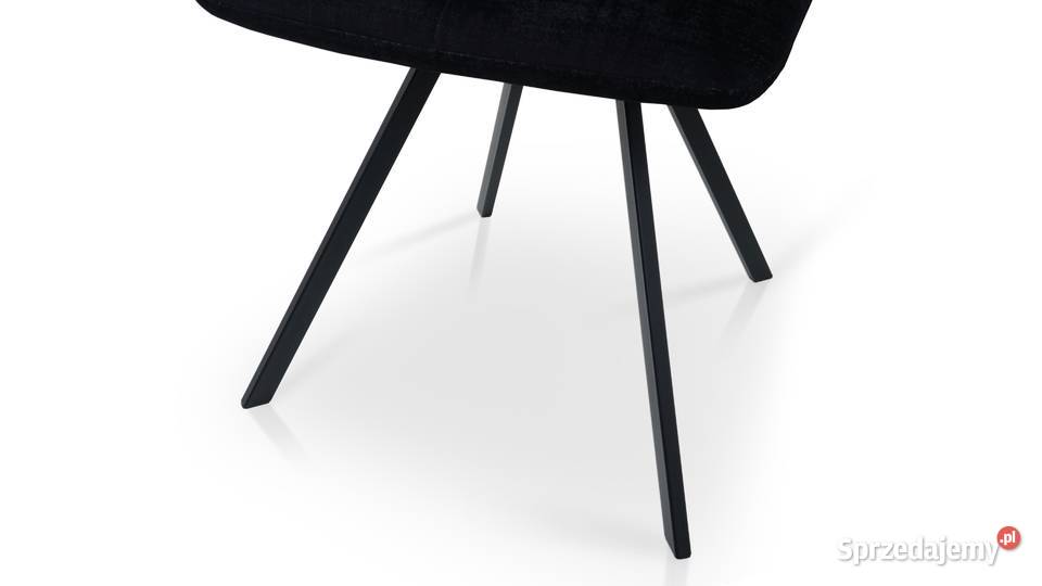 Krzesło DYLAN Czarna tkanina Polski Produkt Stoły, krzesła, biurka Meble Gliwice