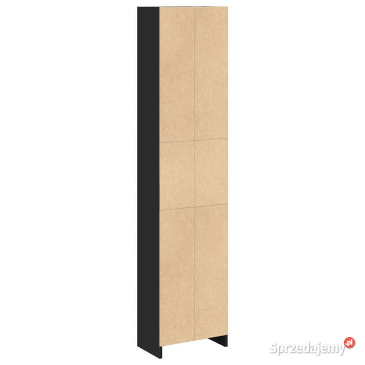 Regał czarny 40x24x176 materiał drewnopochodny mazowieckie Warszawa
