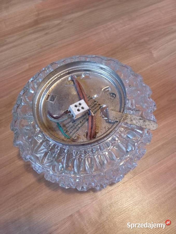 Plafon kryształowy PRL świętokrzyskie Staszów