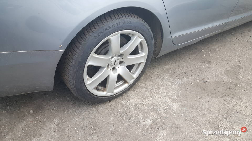 Alufelgi felgi koła 17 5x112 z zimowymi oponami Mrągowo sprzedam