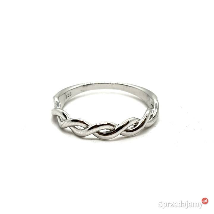 Nowy Srebrny Rodowany Pierścionek Próby 925 224g Elbląg