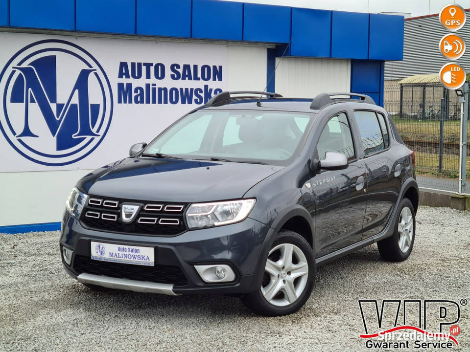 Dacia Sandero Stepway Navi PDC Klimatyzacja Led Tempomat Halogeny Relingi …