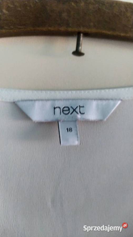 Śliczna nowa letnia bluzka ecru Next 5052 Ostrów Wielkopolski