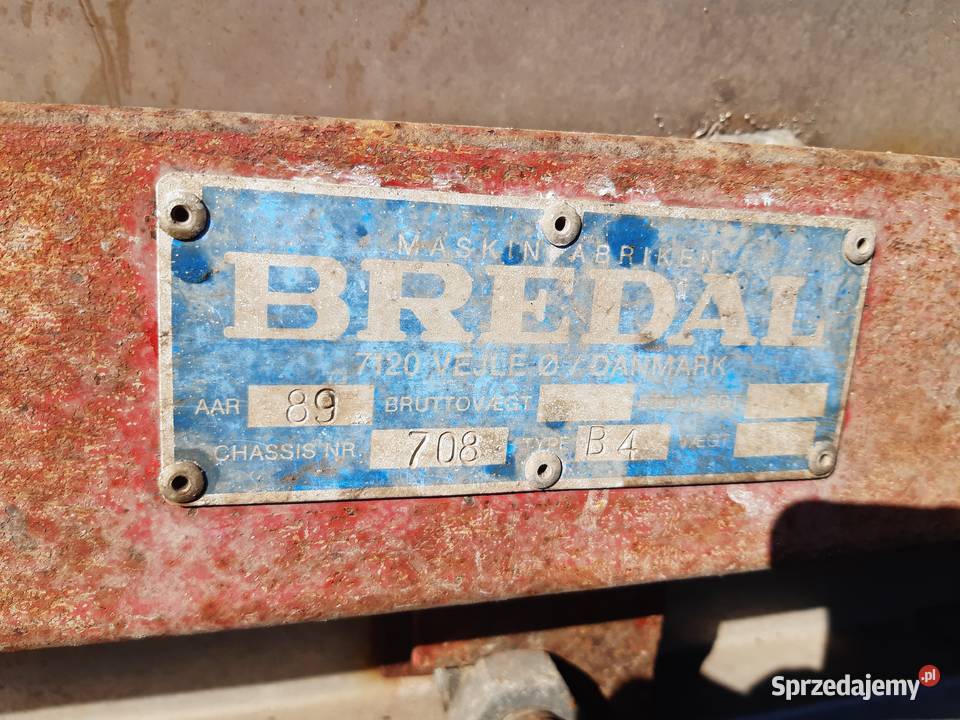 Rozsiewacz Bredal wielkopolskie Nowe Skalmierzyce