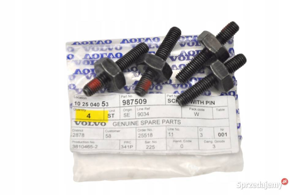 VOLVO C30 C70 zestaw montazowy rozporki przod OE Bielany Wrocławskie