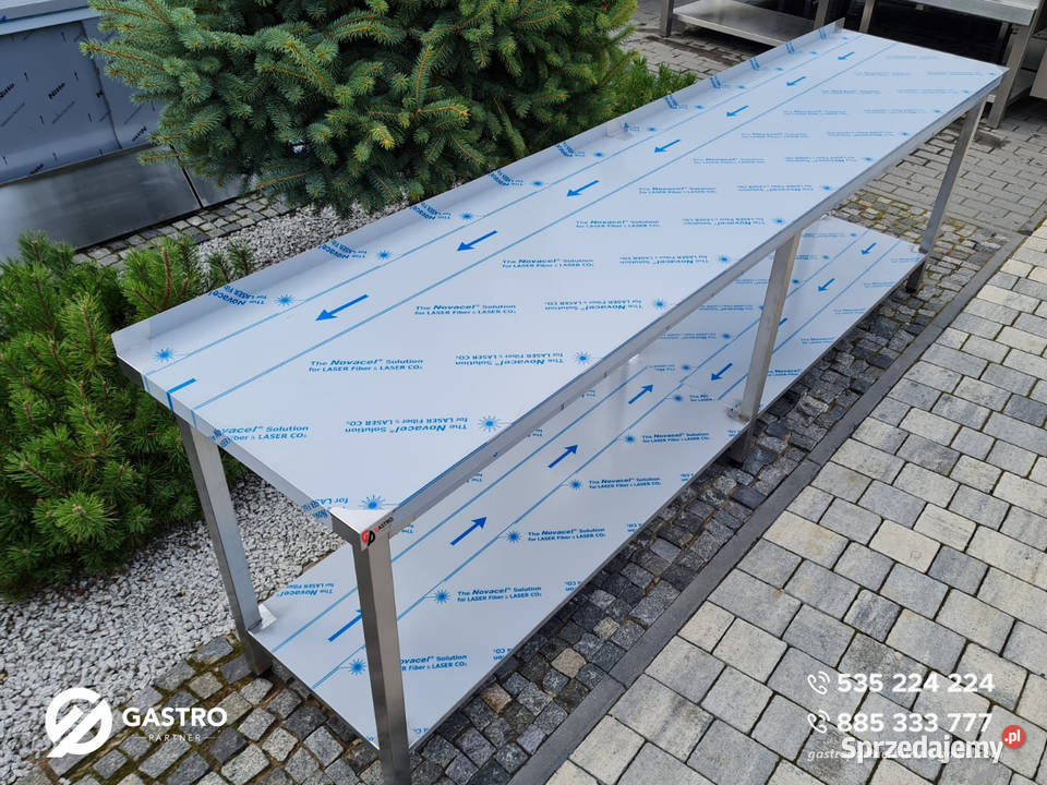 Stół gastronomiczny nierdzewny 280x60x85 Meble Ostrów Wielkopolski