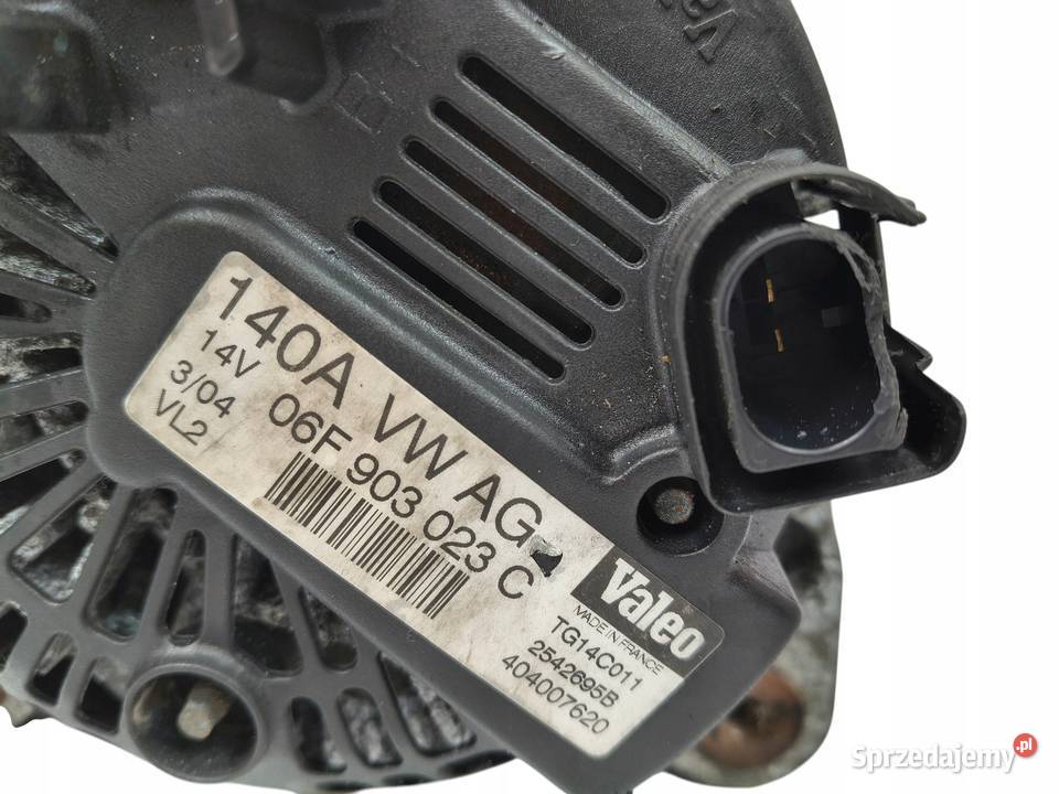 ALTERNATOR VW Passat B6 Golf V Seat Altea 19 20 osobowe Układ elektryczny silnika Chełm