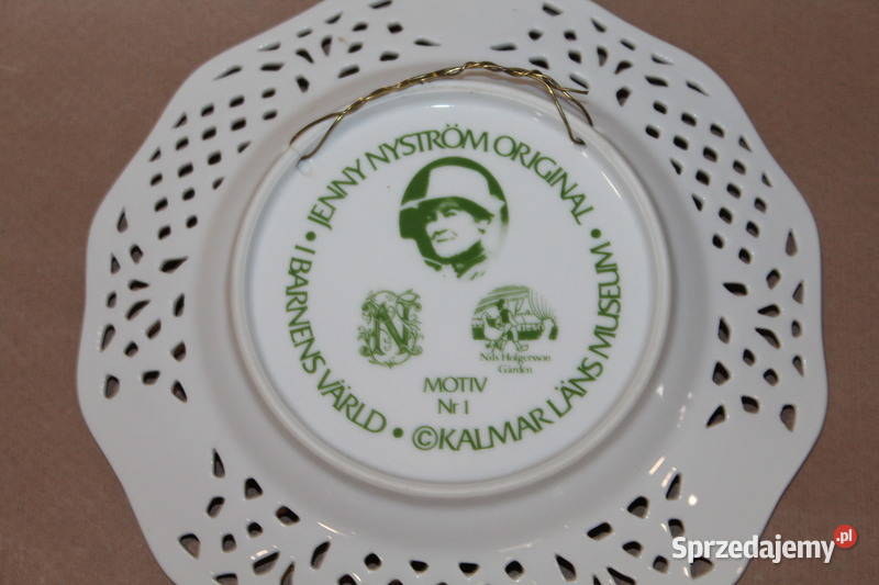 Ażurowy talerzyk Jenny Nystrom 6 Porcelana i szkło Szczecin