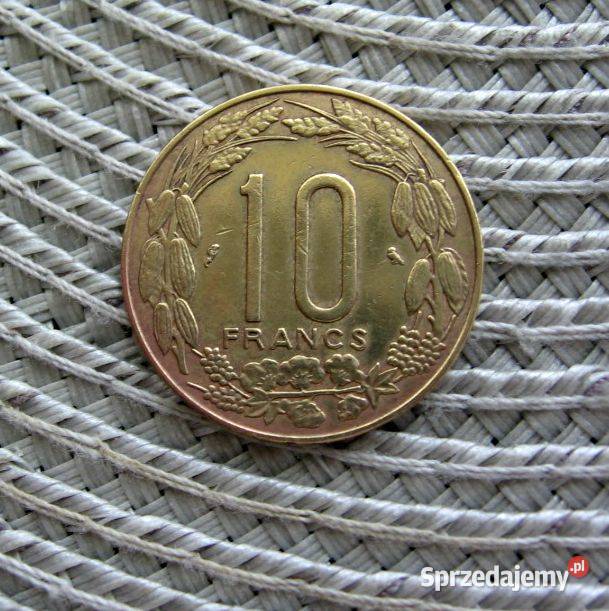 Afryka Równikowa 10 Frank 1967r Kamerun wielkopolskie Kalisz