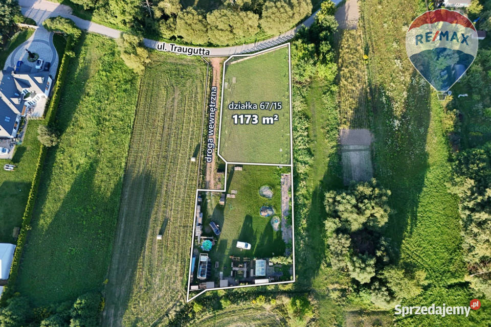 Działka budowlana 1173 m z warunkami zabudowy Jaktorów sprzedam