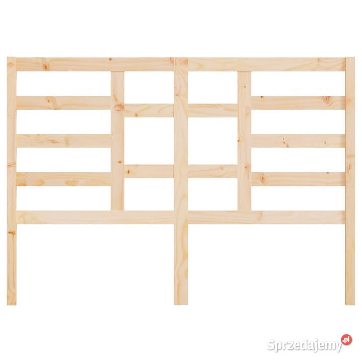Wezgłowie łóżka 126x4x104 lite drewno sosnowe mazowieckie Warszawa
