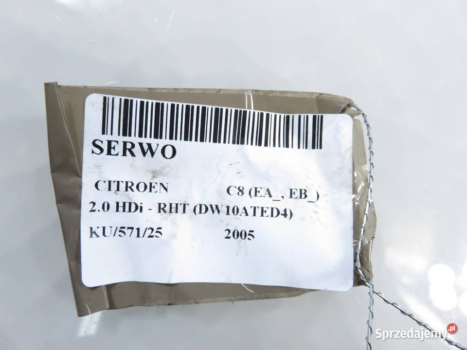 SERWO CITROEN C8 20 HDi 0204024267 1488753080 osobowe