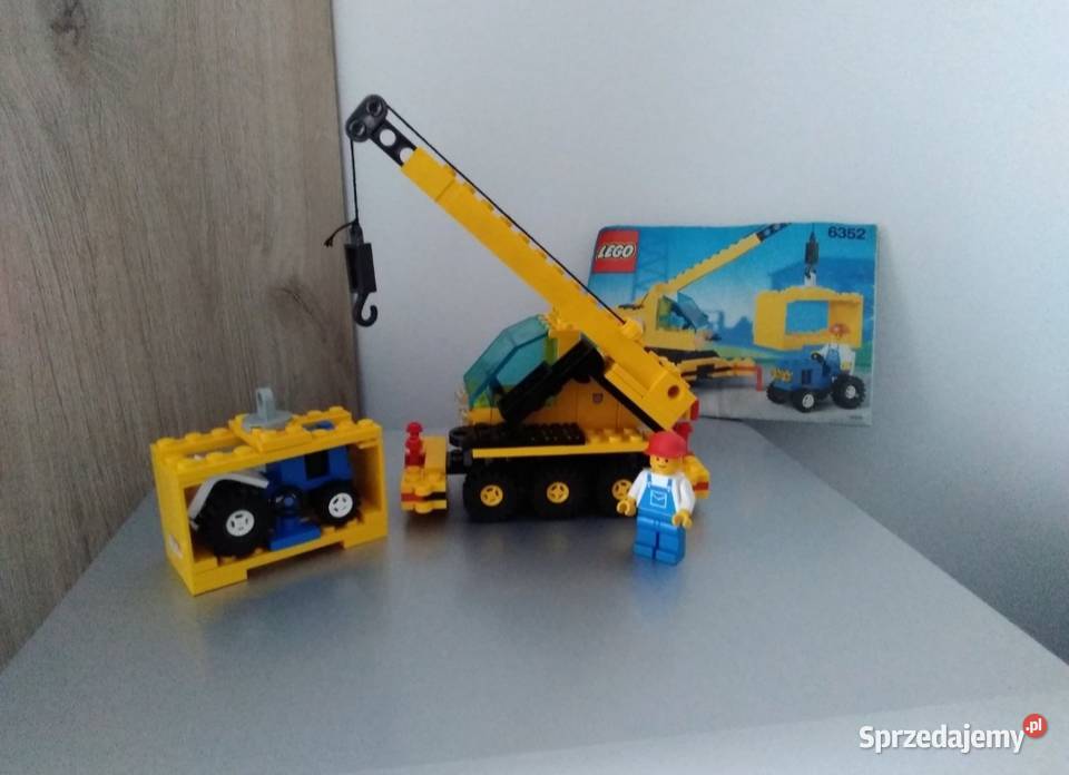 LEGO 6352 Żuraw cargomaster z ciągnikiem 1991r Radom