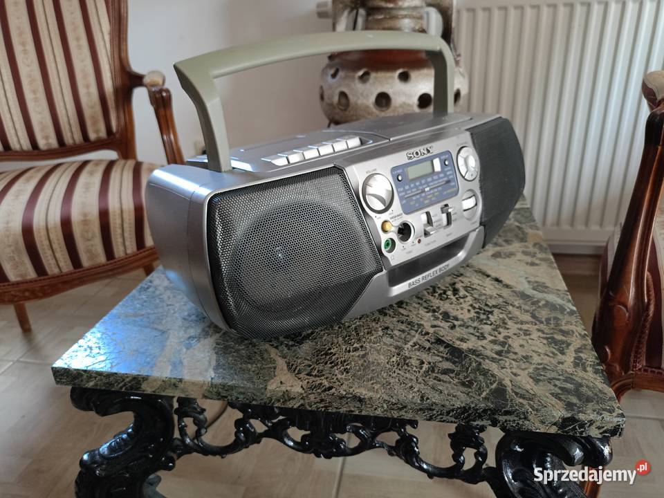 Boombox SONY CVDV27L Radiomagnetofon wielkopolskie Drawski Młyn