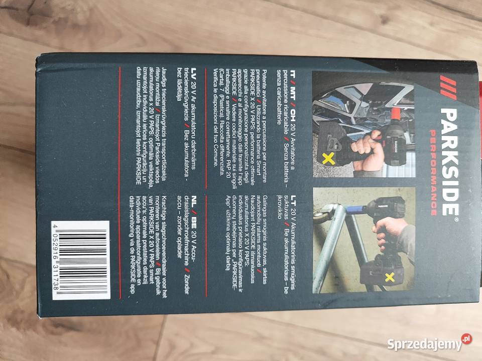 Klucz udarowy Parkside Performance Zakrętarki udarowe Lubaczów