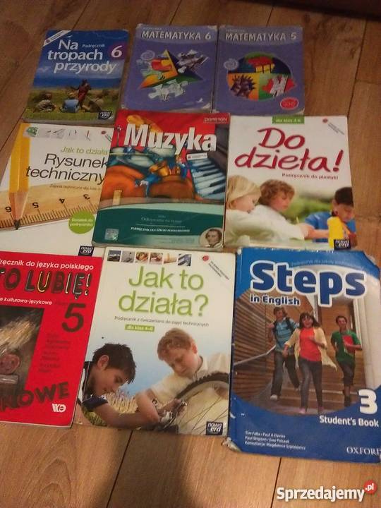 Sprzedam podręczniki podstawówka gimnazjum zestawy mieszane Elbląg
