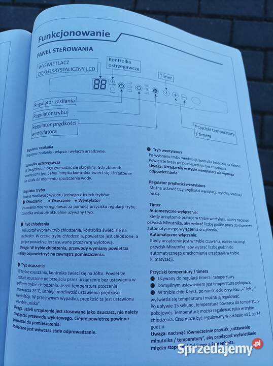 Klimatyzator przenośny wolnostojąca Lublin sprzedam