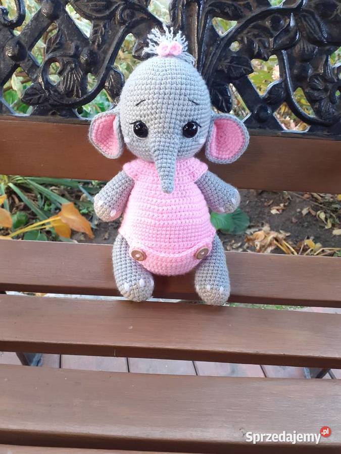 Słoń na szydełku Mrocza