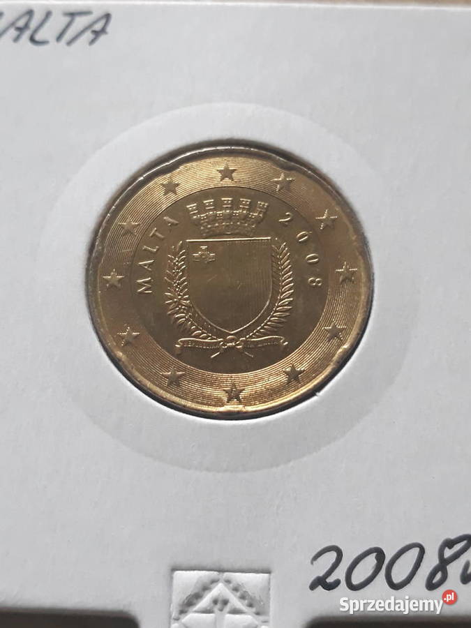 20 Eurocentów Malta 2008 r UNC Konin