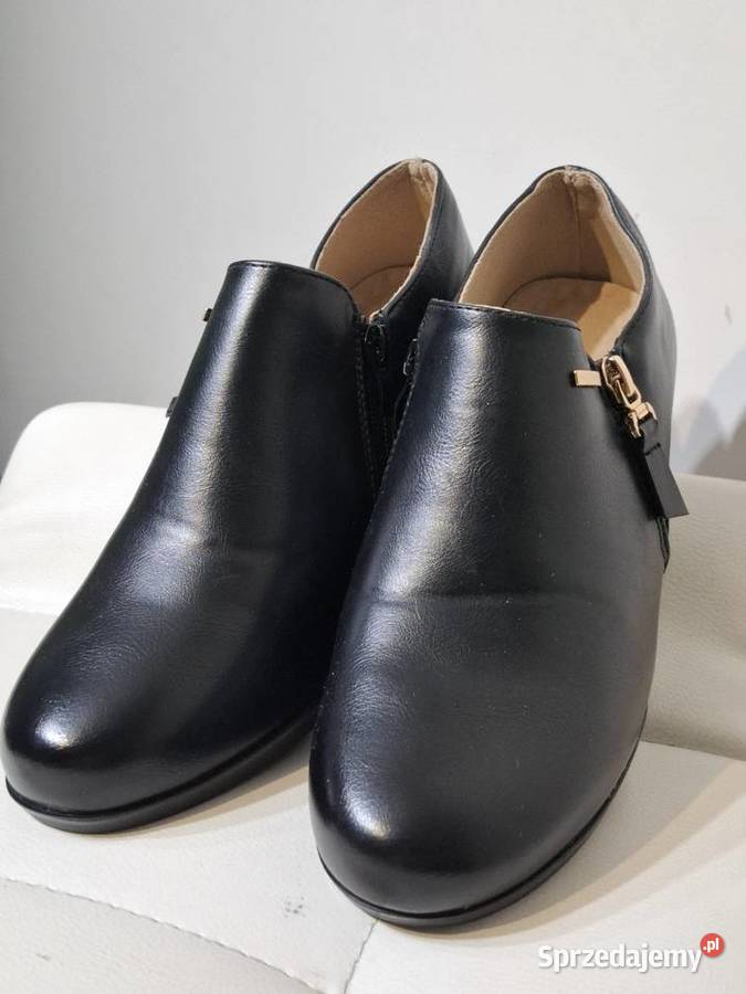 RS 37 półbuty czarne damskie nowe Kraków