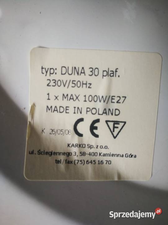 zestaw 4 plafonów Oświetlenie Wołomin