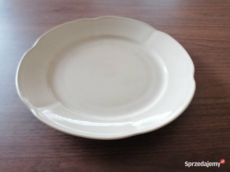 Talerz płytki obiadowy średnica 24 porcelana Łódź