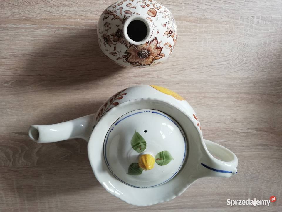 Wazon rajski ptak dzbanek stara angielska Porcelana i szkło Gorlice sprzedam