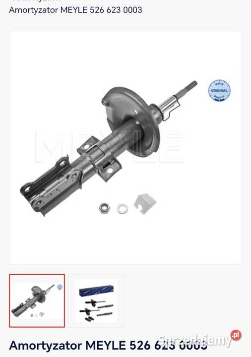 Amortyzator przód MEYLE VOLVO S60 S80 V70 osobowe
