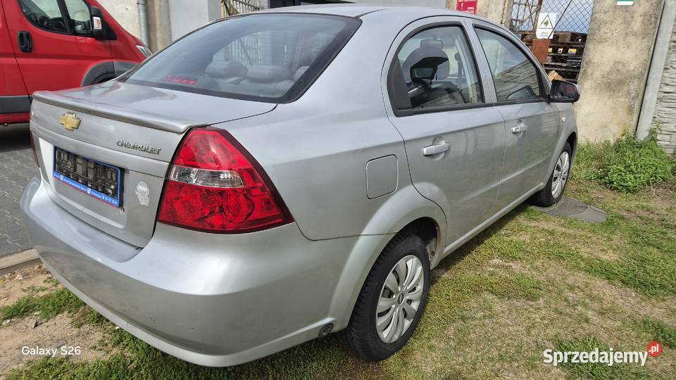 Chevrolet Aveo T250 14 benzyna 69kW 94 2008r Słońsk